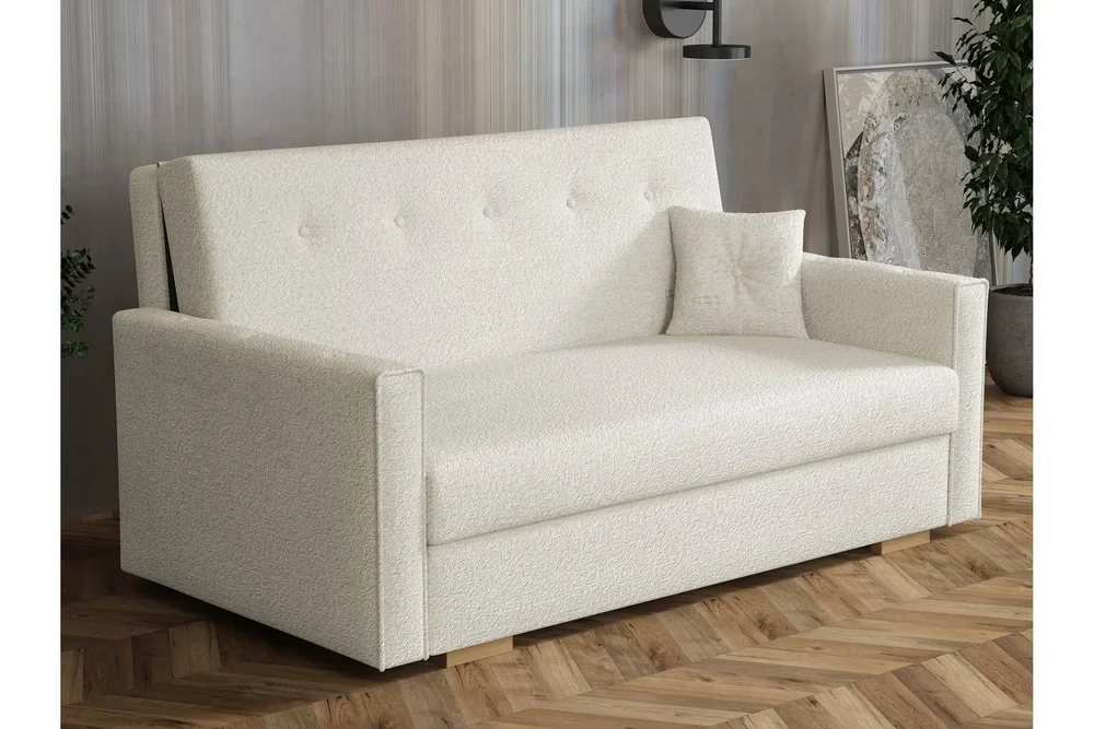 Ajiz Sovesofa 3-seter i Bouclé v:7968133