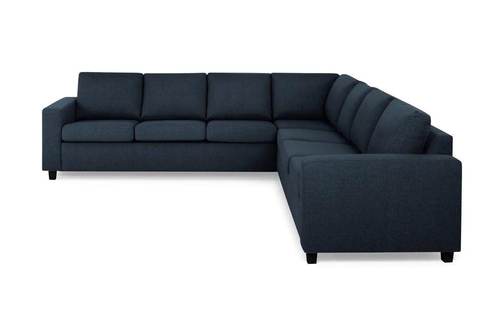Crazy 6-seters Vendbar L-formet X-Large Hjørnesofa i Stoff v:2690516