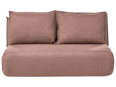 Sovesofa 2-seters ROROS Imitert lin Brun v:7558420