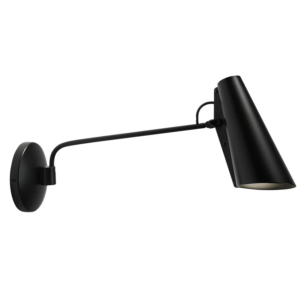 Birdy Swing Vegglampe, Sort v:6683582