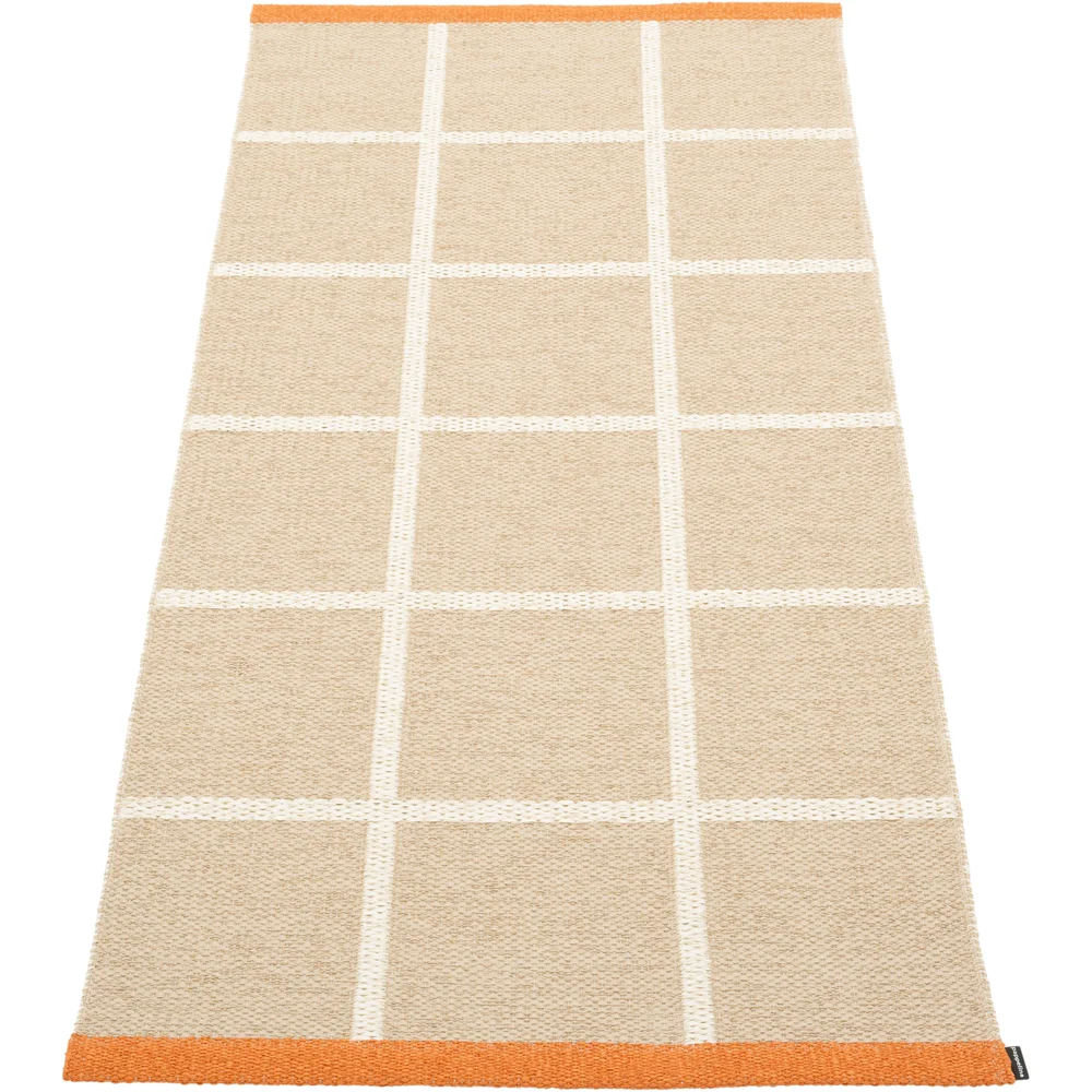 Criss Plastmatte Beige / Vanilla / Pale Orange, 70×150 cm v:1969283
