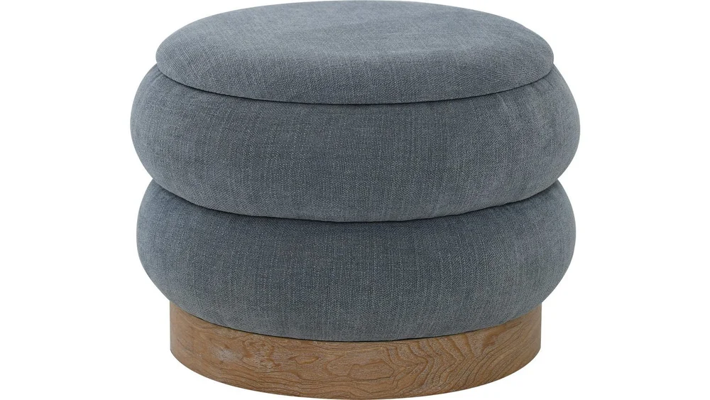 Selvaro puff med oppbevaring 50 cm rund v:8645557