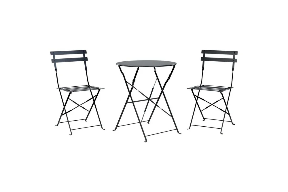 Cafeset Beliani Fiori Blå Black v:2831014