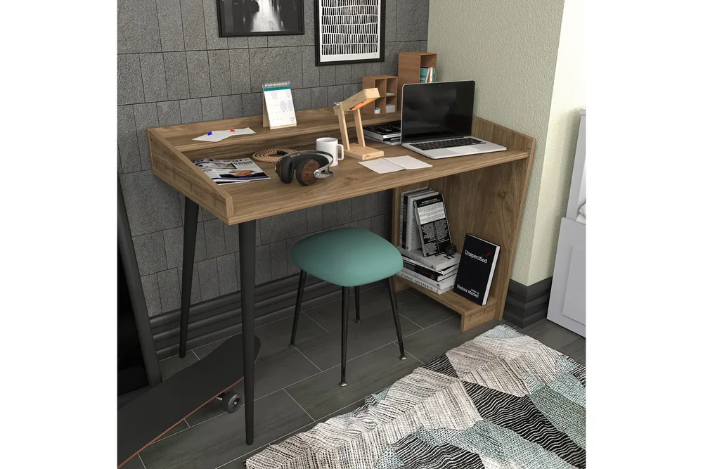 Andifli Skrivebord 59×88,3×121,8 cm med oppbevaring v:4354025 Andifli Skrivebord 59×88,3×121,8 cm med oppbevaring v:4354025