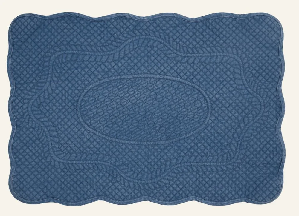 Brikke gråblå – 33×48 cm v:6942758