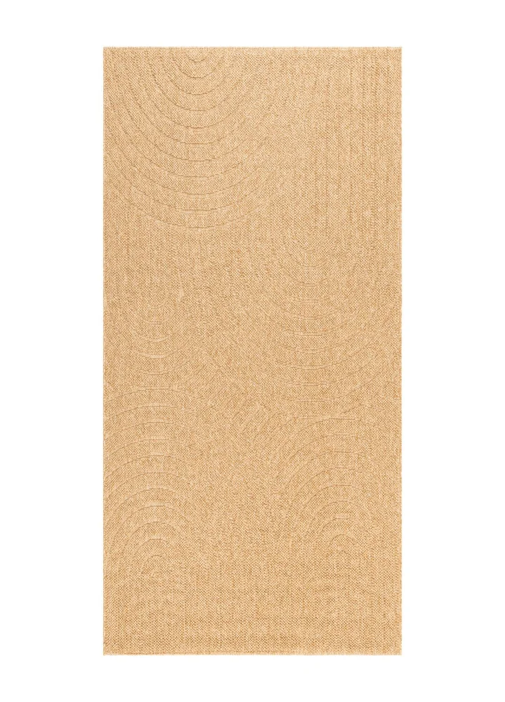 Maskinvevd teppe KM Home Capri Zen 80×150 cm Jute v:7297656 Maskinvevd teppe KM Home Capri Zen 80×150 cm Jute v:7297656