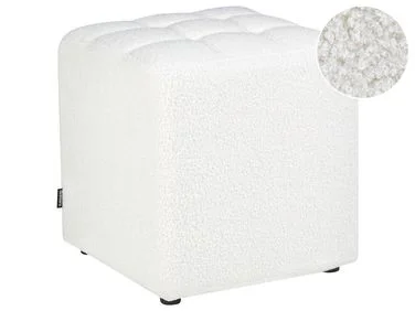 Puff KANSAS Bouclé Hvit v:2828386 Puff KANSAS Bouclé Hvit v:2828386