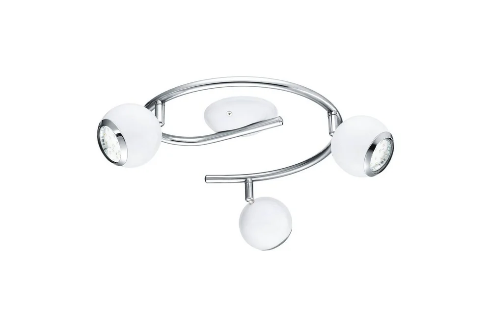 Spotlight Eglo Bimeda med 3 Lamper Hvit, Krom v:2178742 Spotlight Eglo Bimeda med 3 Lamper Hvit, Krom v:2178742