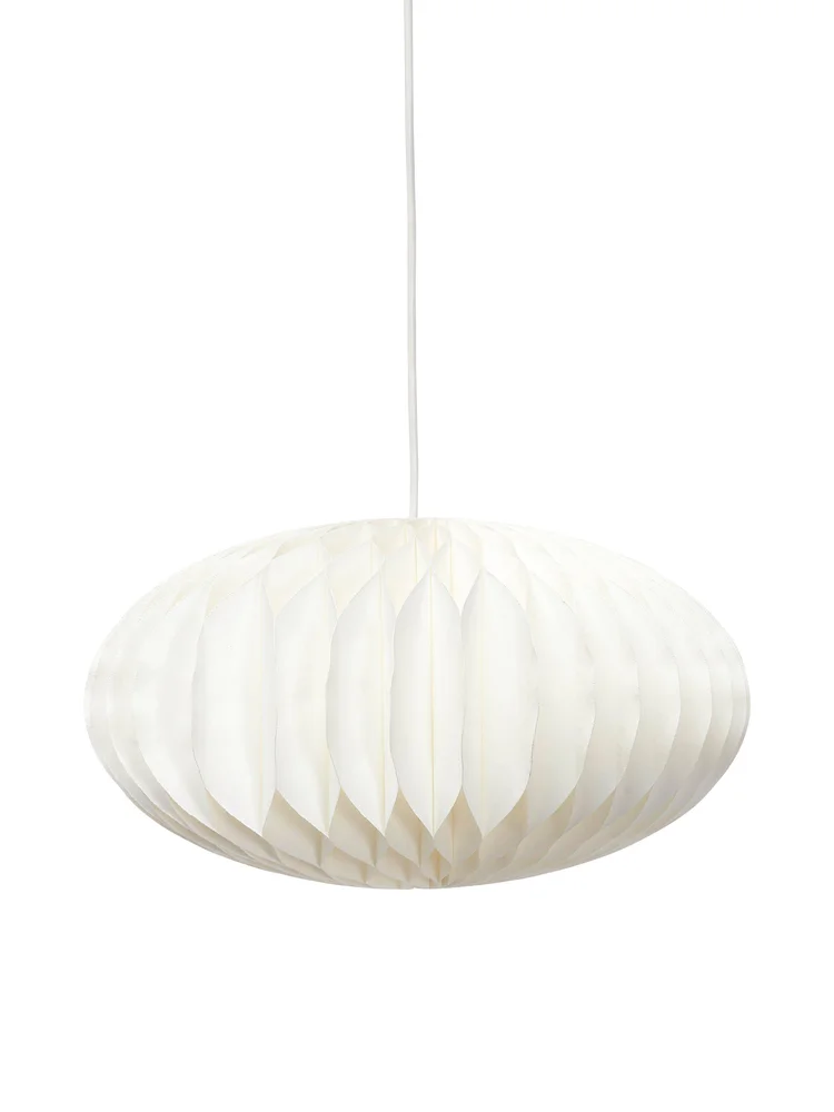 Takskjerm Anita 40 cm – Hvit – Belysning | m v:1549268