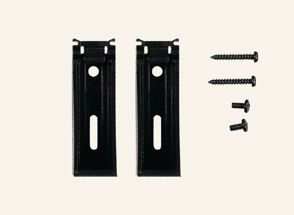Brakett 2 stk svart – 7 cm v:954936 Brakett 2 stk svart – 7 cm v:954936