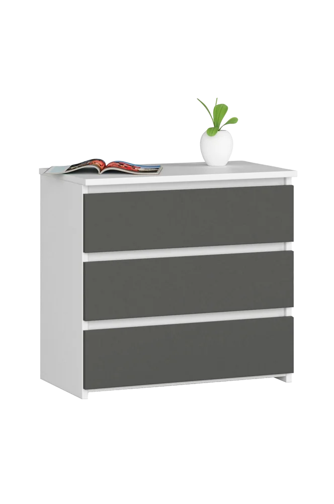 Akord CL3 kommode med 3 skuffer – Flerfarget m v:8096725 Akord CL3 kommode med 3 skuffer – Flerfarget m v:8096725