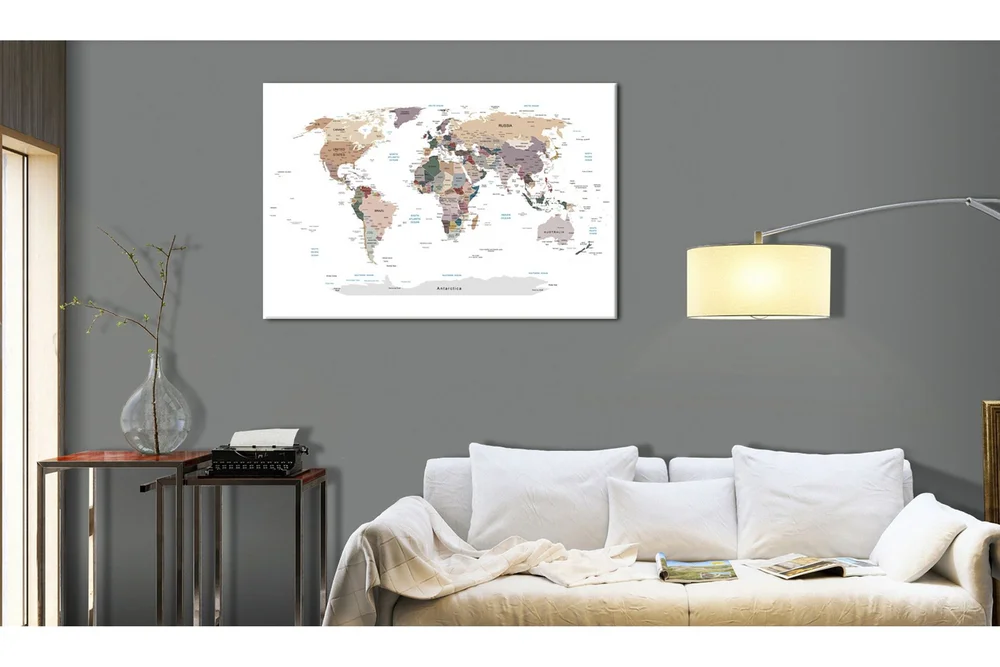 Tavle World Map: Where Today? 90X60 v:8768219 Tavle World Map: Where Today? 90X60 v:8768219