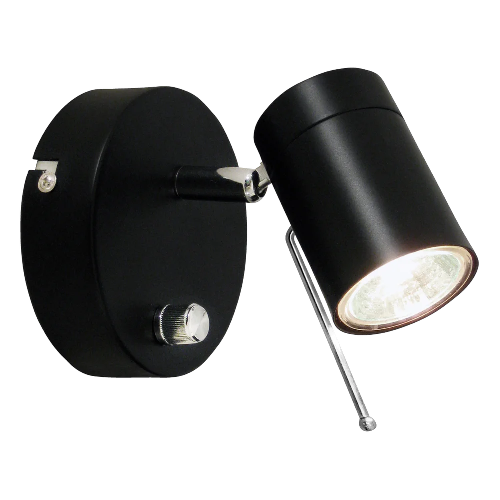 Correct vegglampe – Svart – Belysning | m v:6338037