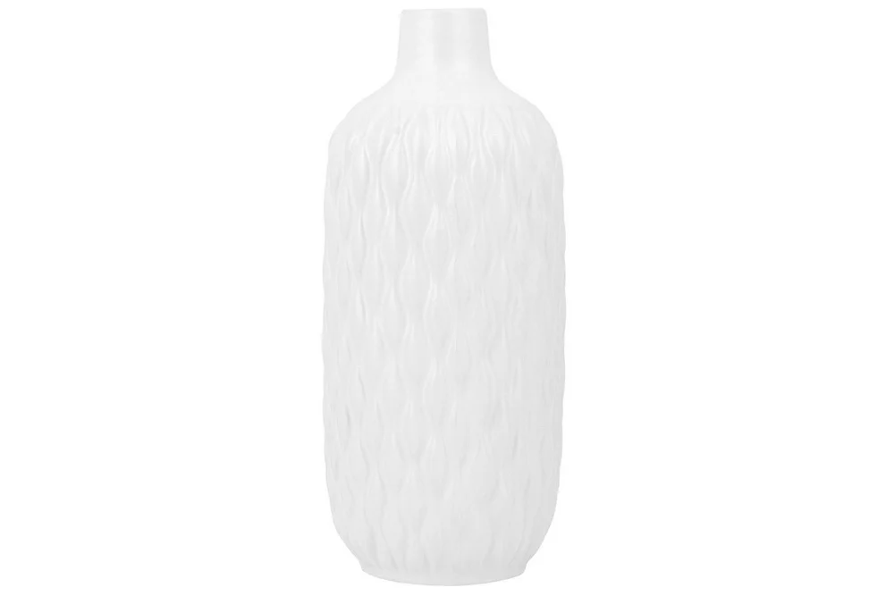 Dekorationsvas Beliani Emar Svart White v:4897493