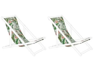 Sett med 2 ekstratrekk til solseng ANZIO/AVELLINO 113 x 44 cm Flerfarget v:2131709 Sett med 2 ekstratrekk til solseng ANZIO/AVELLINO 113 x 44 cm Flerfarget v:2131709
