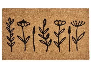 Dørmatte AGIAK Naturlig 45 x 75 cm Blomst Kokosfiber v:5031544 Dørmatte AGIAK Naturlig 45 x 75 cm Blomst Kokosfiber v:5031544