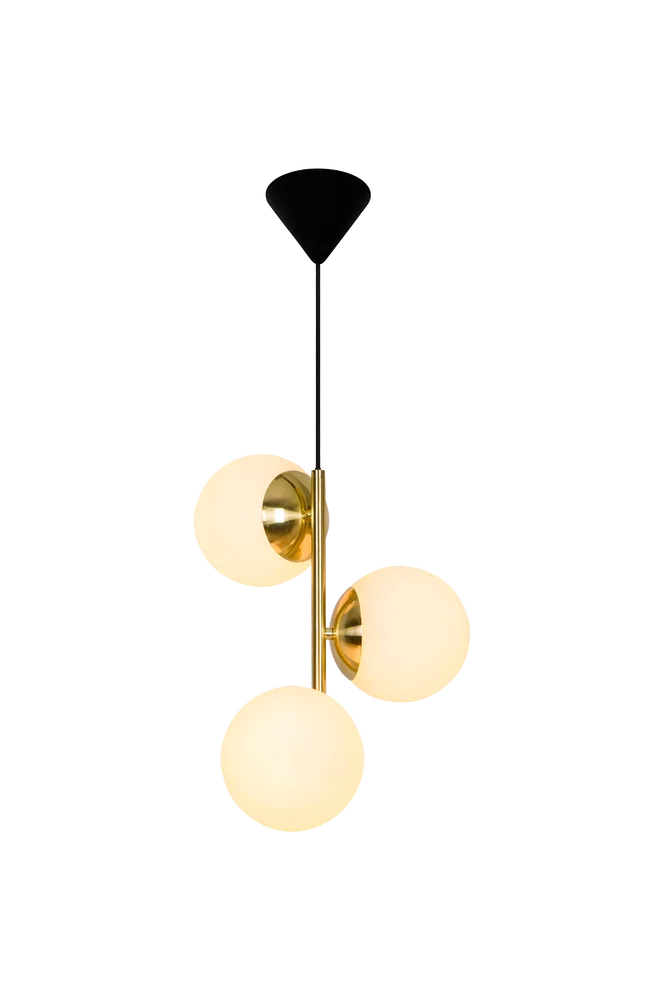 Pendel Lilly 3-Spot - Messing - Belysning | m v:7358915