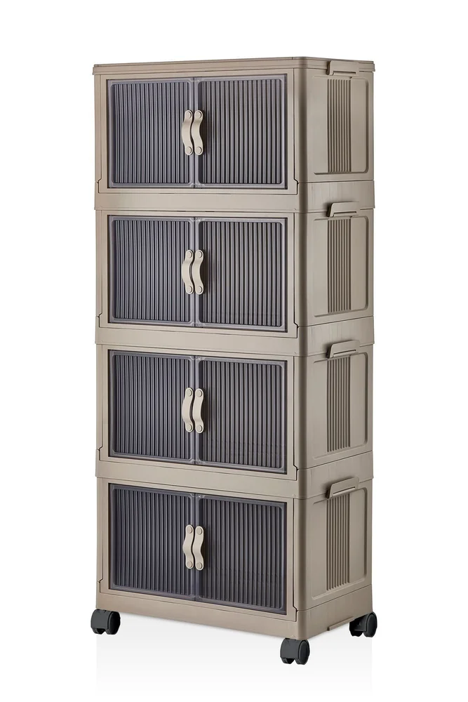 Flerbruks skap Hanah Home Lavine 127 (56 x 127 x 56 cm) Lyseblå v:7858717