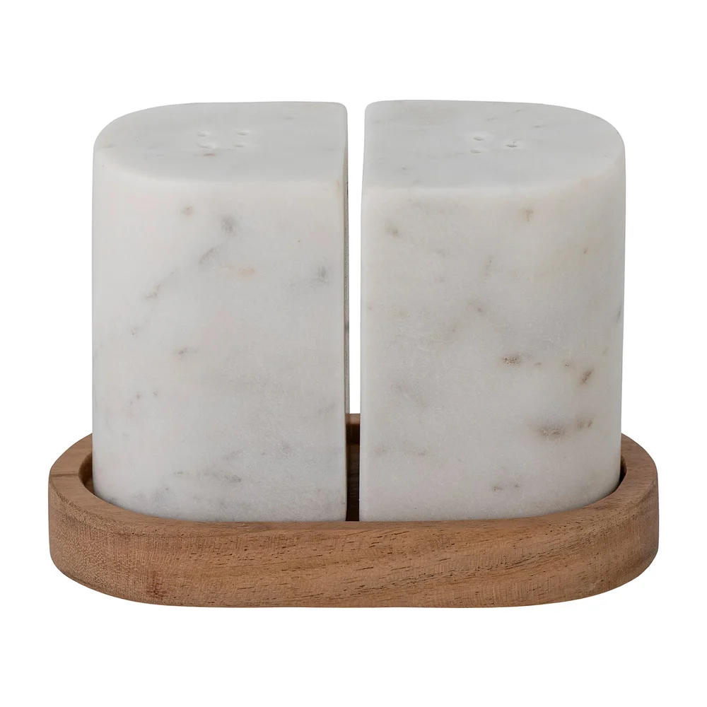 Manola salt- og pepperkar med fat v:607735