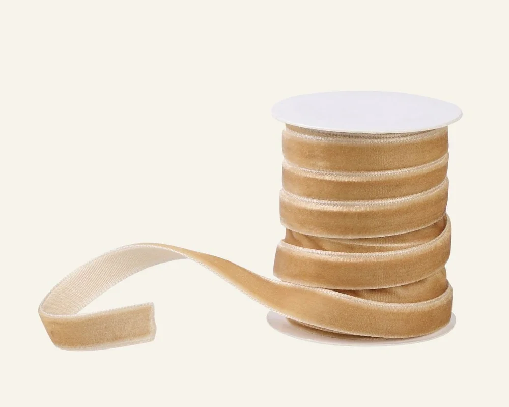 Bånd beige – 1cm x 2m v:8886293