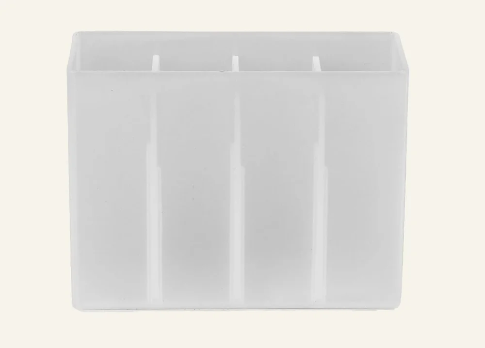Oppbevaringsboks frostet – 5,6×13,5×10,2 cm v:4976480 Oppbevaringsboks frostet – 5,6×13,5×10,2 cm v:4976480