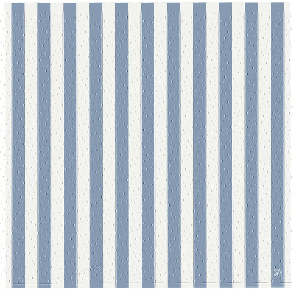 Servietter 33×33 cm, Hvit/Lyseblå v:2505854