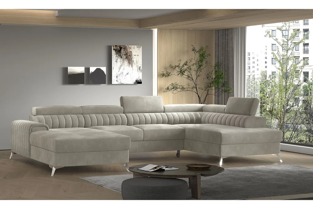 Kamran Sovesofa m. Divan og Sjeselong med Oppbevaring v:5728760