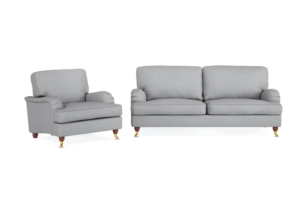 Howard Lyx Sofagruppe 3-seters Sofa + Lenestol i Stoff v:6173190