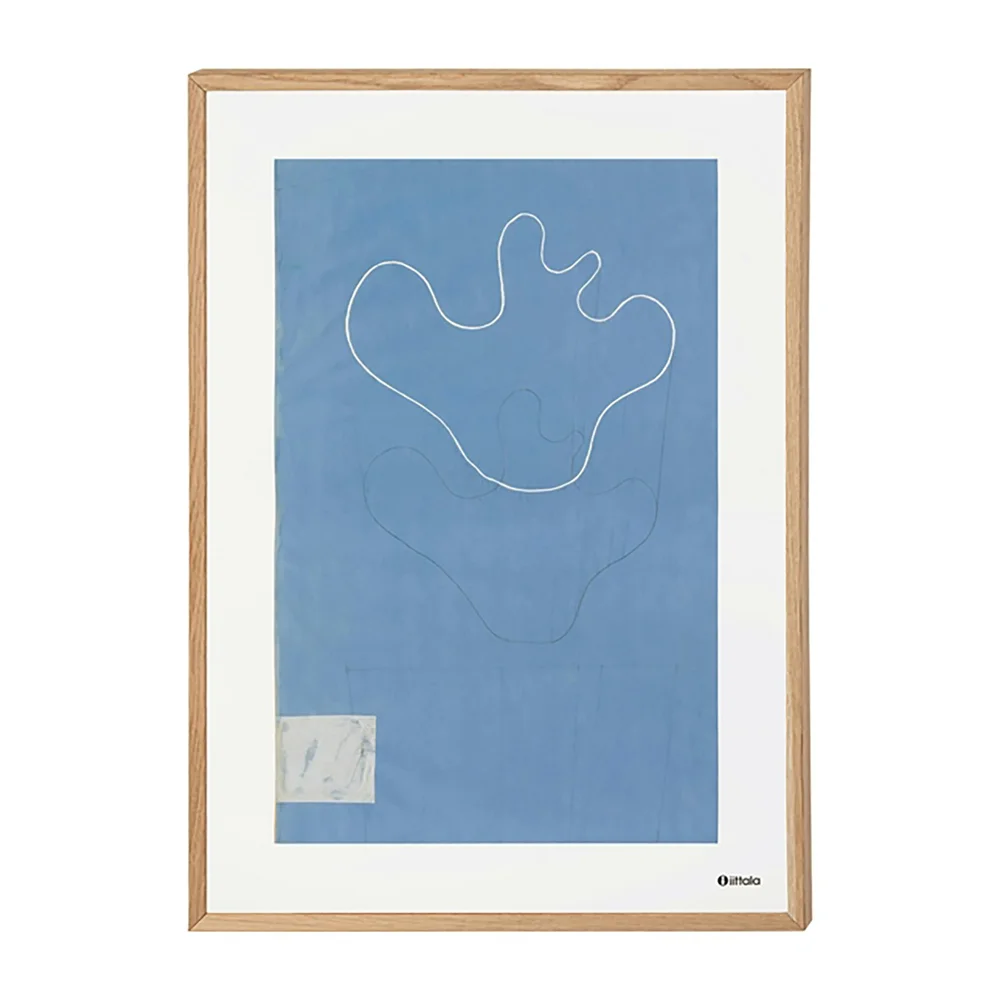 Alvar Aalto Art Plakat 50×70 cm, Sketch Blue v:4665688