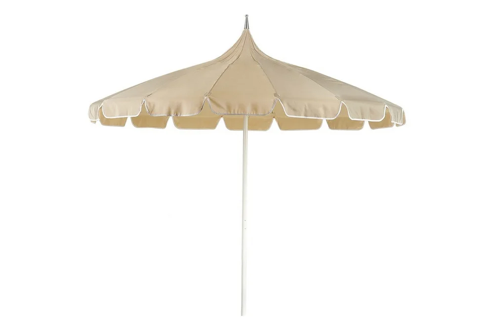 Balkongparasoll Beliani Minoa Beige Beige v:8536515 Balkongparasoll Beliani Minoa Beige Beige v:8536515