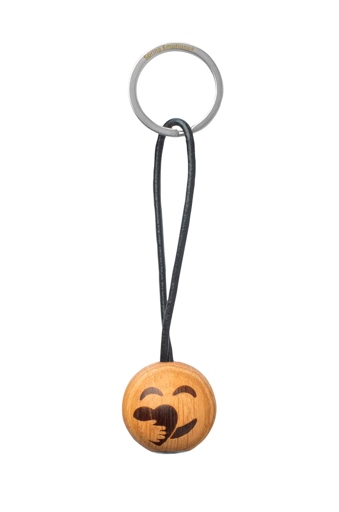 Emoji Nøkkelring diameter 3 cm - Natur - Dekor | m v:972534