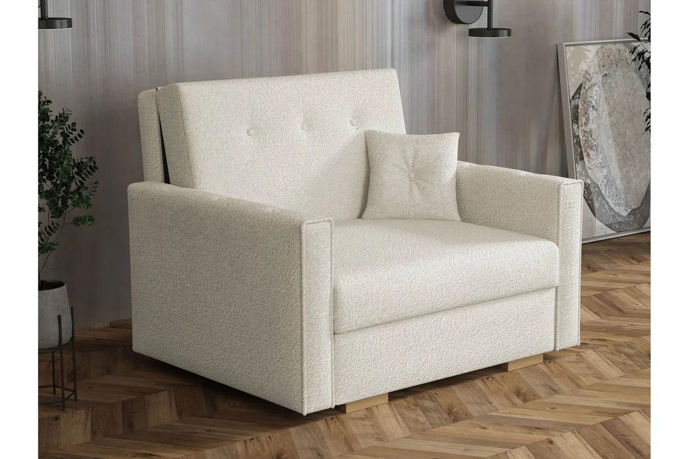 Ajiz Sovesofa 2-seter i Bouclé v:9336670