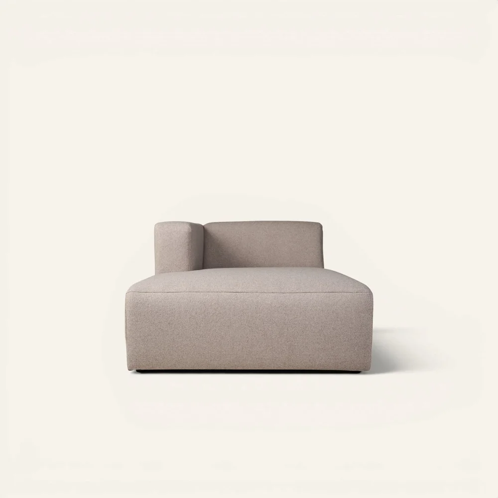 Modul sjeselong venstre beige – 154x114x73 cm v:6815848