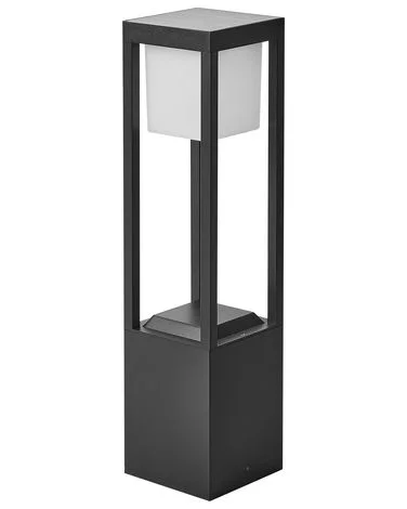 Utendørs LED-pullertlampe med solcellepanel LOON Svart v:9155480 Utendørs LED-pullertlampe med solcellepanel LOON Svart v:9155480