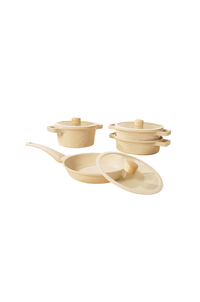 Grytesett (10 deler)-Vetta – Beige – Kjøkken & husholdning | m v:2089722