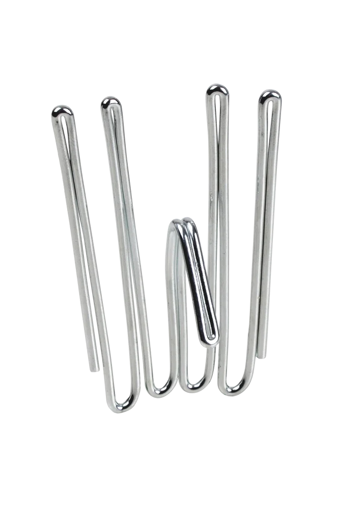 ARCHER 10-pk 4-fingerkrok – lav – Sølv – Tekstiler | m v:8125018 ARCHER 10-pk 4-fingerkrok – lav – Sølv – Tekstiler | m v:8125018