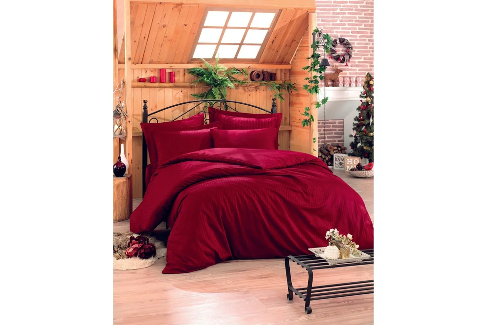 Cotton Box Sengetøysett Dobbelt 4-deler Premium Satin v:9390988