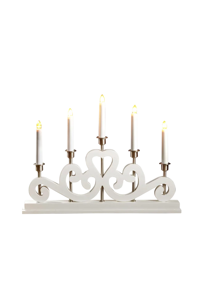 Julelysestake ENEBY – Hvit – Belysning | m v:3203132
