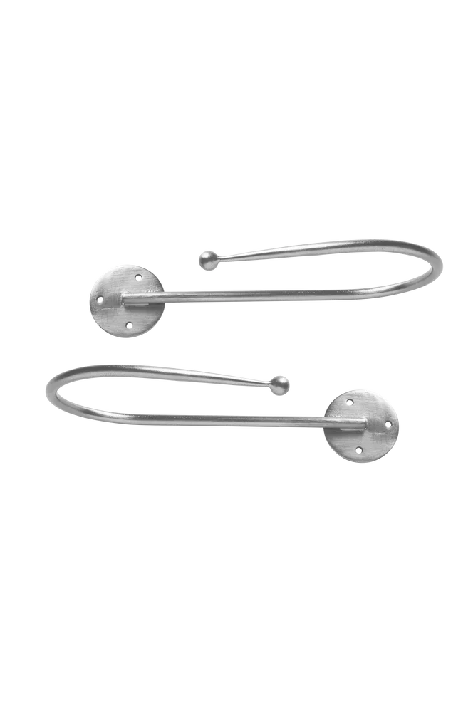 MONIQUE gardinholdere 2-pk – Sølv – Tekstiler | m v:3144472 MONIQUE gardinholdere 2-pk – Sølv – Tekstiler | m v:3144472