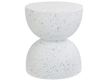 Sidebord CAORIA 40 cm 40 cm Terrazzo-effekt Hvit v:6348643 Sidebord CAORIA 40 cm 40 cm Terrazzo-effekt Hvit v:6348643