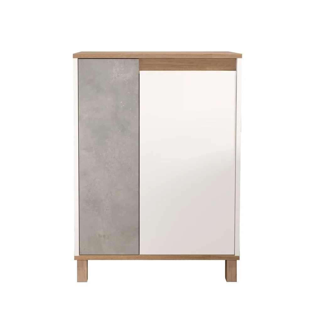 Flerbruks skap Hanah Home Nord (69,7 x 97 x 40 cm) Hvit eik grå v:5176404 Flerbruks skap Hanah Home Nord (69,7 x 97 x 40 cm) Hvit eik grå v:5176404