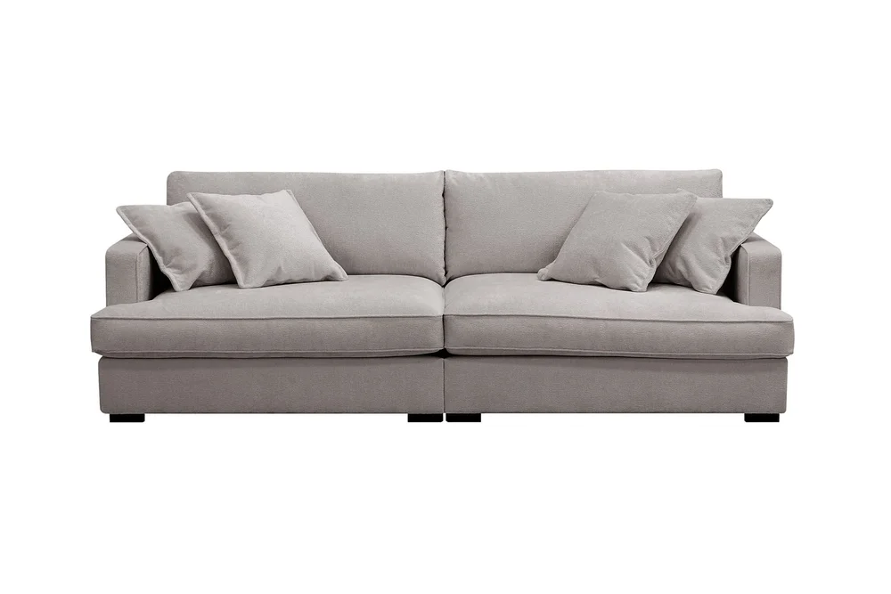 Rossita Lyx 3-seters ekstra dyp sofa i chenille v:4497881