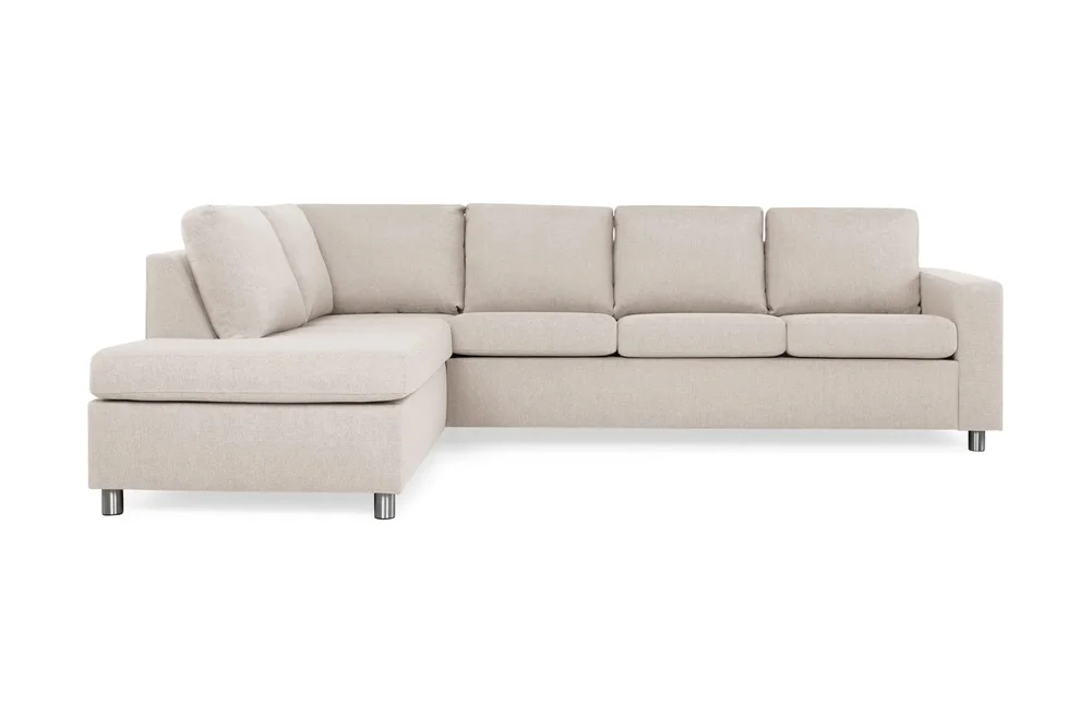 Crazy 4-seters Venstrevendt L-formet Sjeselongsofa i Stoff v:7634022