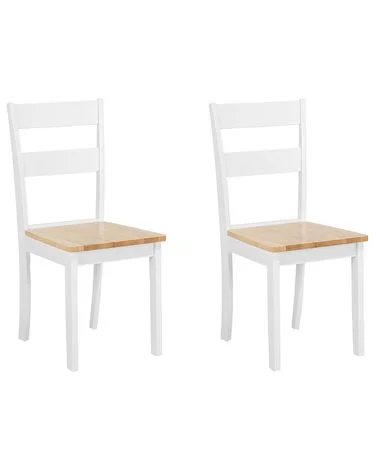 Sett med 2 spisestoler GEORGIA Heltre Hvit v:1524254 Sett med 2 spisestoler GEORGIA Heltre Hvit v:1524254