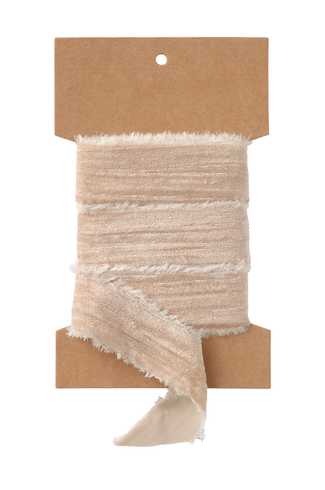 Fløyelsstropp Crushed 5 meter – Beige – Dekor | m v:2786896 Fløyelsstropp Crushed 5 meter – Beige – Dekor | m v:2786896