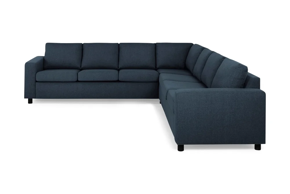 Crazy 6-seters Vendbar L-formet X-Large Hjørnesofa i Stoff v:2878047