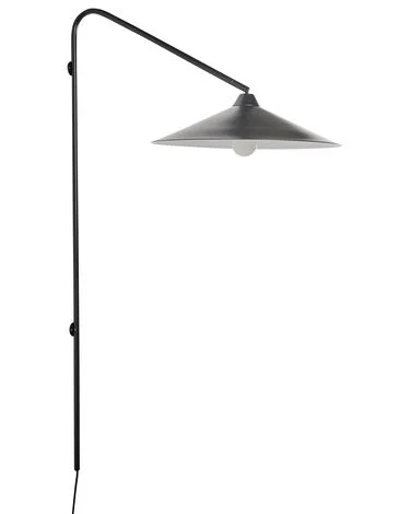 Vegglampe NENTON Metall Svart v:893670 Vegglampe NENTON Metall Svart v:893670