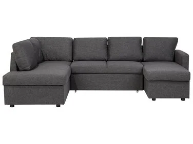 U-formet sovesofa 5-seters KARRABO Med oppbevaring Mørkegrå v:3551364 U-formet sovesofa 5-seters KARRABO Med oppbevaring Mørkegrå v:3551364