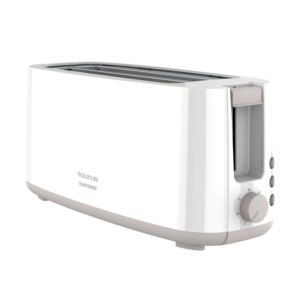 Brødrister Taurus Toastissimo langt spor hvit v:3895607