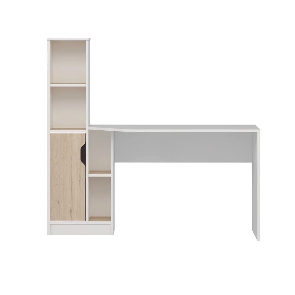 Skrivebord Kalune Design Viora (150 x 140 x 60 cm) Hvit valnøtt v:6953153